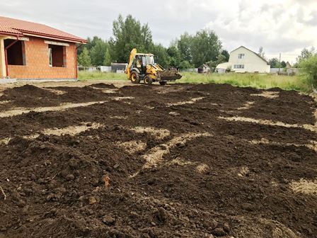 Отсыпка участка плодородным грунтом под ключ в Московской области